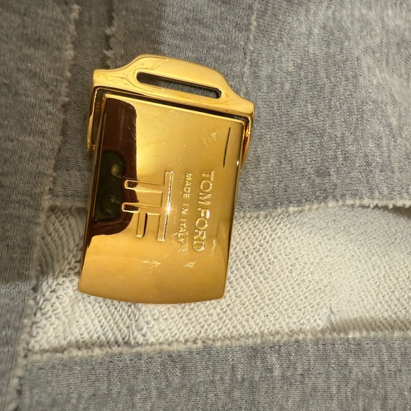 Tom Ford Gray belted Trench Coat for Women - Picture 6 of 16